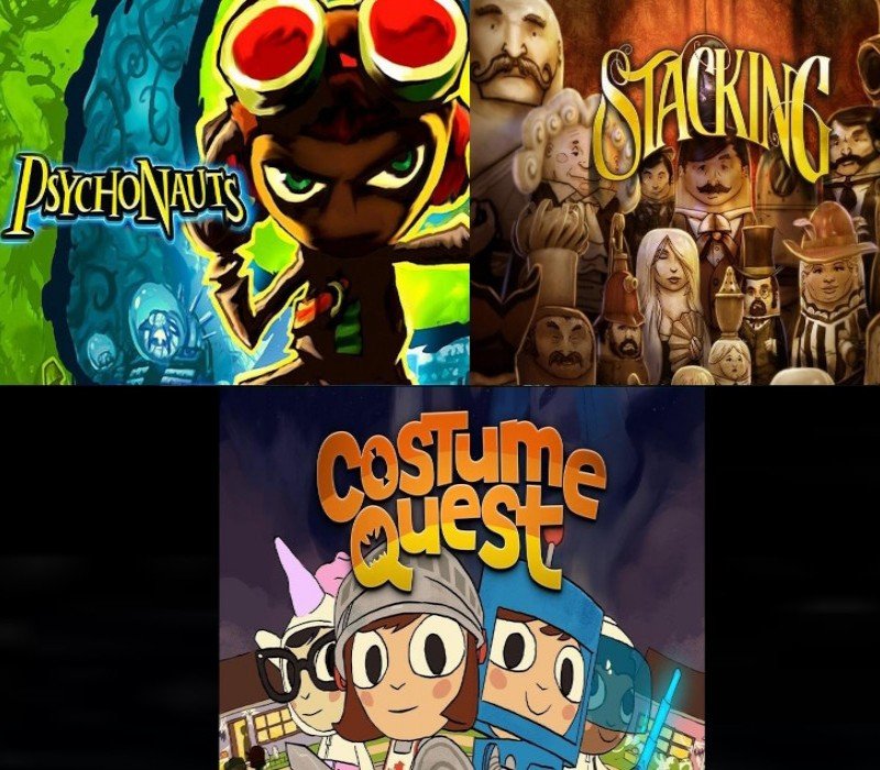 Psychonauts, Stacking, and Costume Quest Bundle 