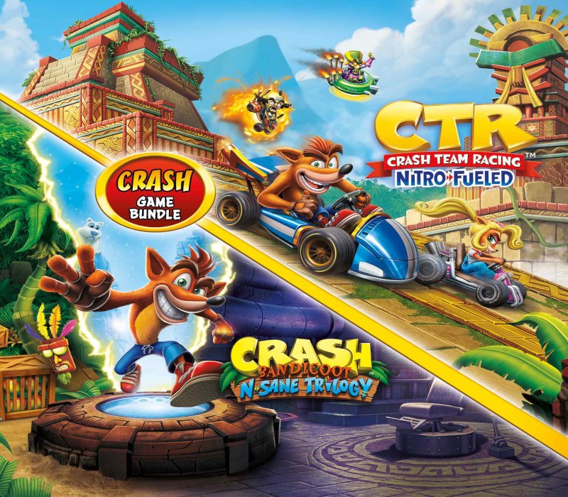 Crash Bandicoot Bundle - N. Sane Trilogy + CTR Nitro-Fueled 