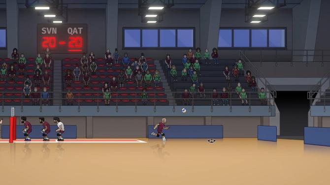 Thunder Spikes Volleyball 