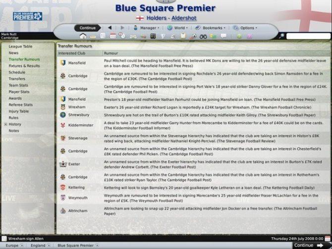 Football Manager 2009 