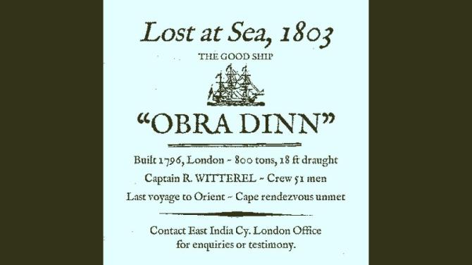 Return of the Obra Dinn 